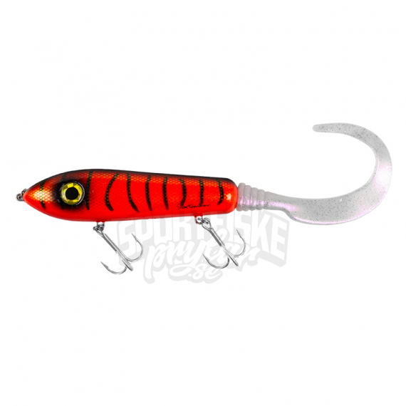 Svartzonker McTail V1 The Original - Red Tiger in the group Lures / Tail baits & Hybrid baits at Sportfiskeprylar.se (SZ110304)