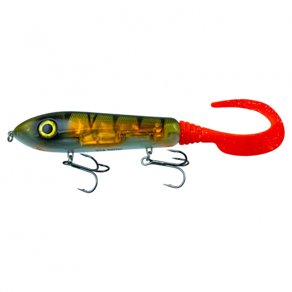 Svartzonker McTail V1 The Original - Hot Tail Perch Flash in the group Lures / Tail baits & Hybrid baits at Sportfiskeprylar.se (SZ110332)