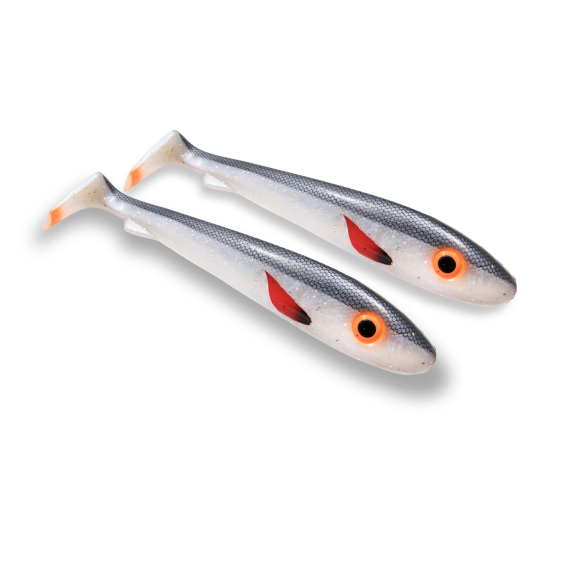 SvartZonker McRubber Jr 17cm UV Series (2-pack) - Herring in the group Lures / Softbaits / Pike Softbaits at Sportfiskeprylar.se (SZ110420)