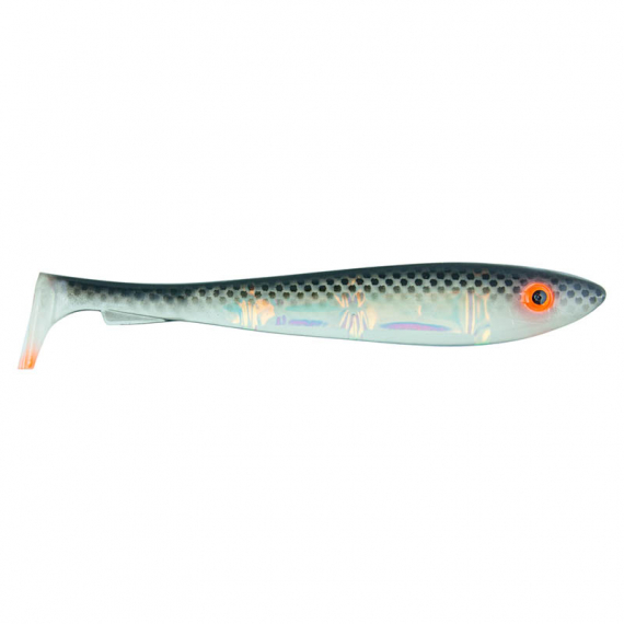 SvartZonker McRubber Flash Shad 23cm (2-pack) - UV Black Back in the group Lures / Softbaits / Pike Softbaits at Sportfiskeprylar.se (SZ111101)