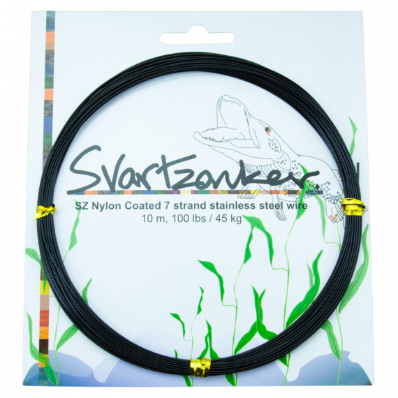Svartzonker Nylon Coated Wire in the group Hooks & Terminal Tackle / Leaders & Leader Materials / Leader Materials at Sportfiskeprylar.se (SZ114500r)