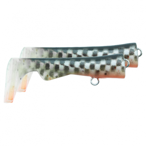 Svartzonker Ugly Louis Junior Paddle Tail (2pcs) - Smokey in the group Lures / Extra Paddles at Sportfiskeprylar.se (SZ115155)