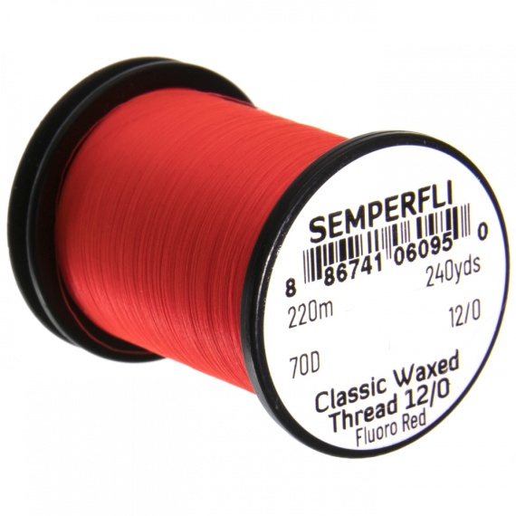 Semperfli Waxed Thread 12/0 - Black in the group Hooks & Terminal Tackle / Fly Tying / Fly Tying Material / Tying Thread at Sportfiskeprylar.se (Sem-0300-2000r)