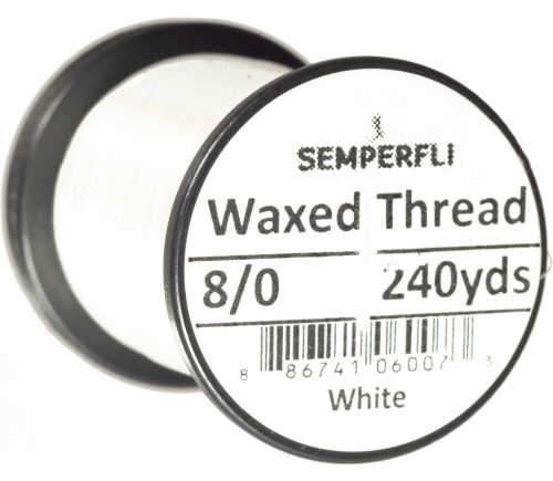 Semperfli Waxed Thread 8/0 - Black in the group Hooks & Terminal Tackle / Fly Tying / Fly Tying Material / Tying Thread at Sportfiskeprylar.se (Sem-0400-2000r)