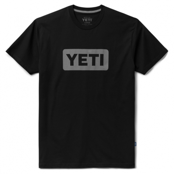 Yeti Logo Badge Premium T-Shirt Black in the group Clothes & Shoes / Clothing / T-shirts at Sportfiskeprylar.se (T009B-Sr)