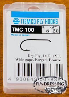 Tiemco 100 Dry Fly in the group Hooks & Terminal Tackle / Hooks / Fly Tying Hooks at Sportfiskeprylar.se (T100r)