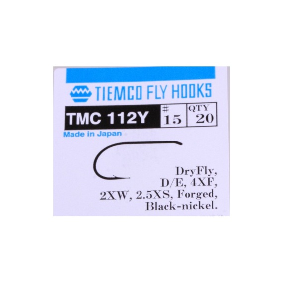 Tiemco 112Y Dry Fly Extra Wide 20-pack - # 17 in the group Hooks & Terminal Tackle / Hooks / Fly Tying Hooks at Sportfiskeprylar.se (T112Y-17)