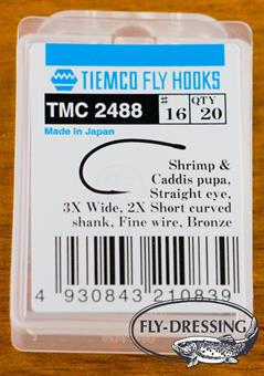 Tiemco 2488 Dry & Nymph #16 in the group Hooks & Terminal Tackle / Hooks / Fly Tying Hooks at Sportfiskeprylar.se (T2488-16)