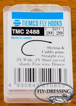 Tiemco 2488 Dry & Nymph #20 in the group Hooks & Terminal Tackle / Hooks / Fly Tying Hooks at Sportfiskeprylar.se (T2488-20)