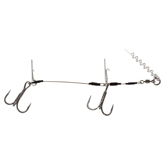 Westin Add-It Shallow Rig Double 1x7 (2pcs) - 40,8kg 12cm #1/0 in the group Hooks & Terminal Tackle / Stingers & Stinger Accessories / Stingers at Sportfiskeprylar.se (T60-408-121)