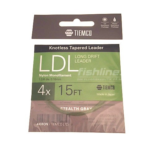 Tiemco Long Drift Taperad Tafs 15ft in the group Fishing methods / Fly Fishing / Fly Leaders & Leader Material / Ready Made Fly Leaders / Tapered Leaders at Sportfiskeprylar.se (TALDL15-3Xr)