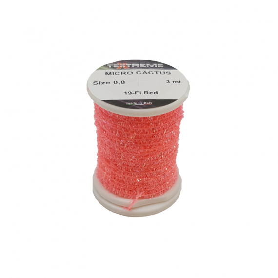 Micro Cactus Chenille 0,8mm - Fluo Red
