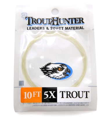 Trout Hunter Nylon Leader 10ft 1X | 0,26 mm in the group Hooks & Terminal Tackle / Leaders & Leader Materials at Sportfiskeprylar.se (TH50039)
