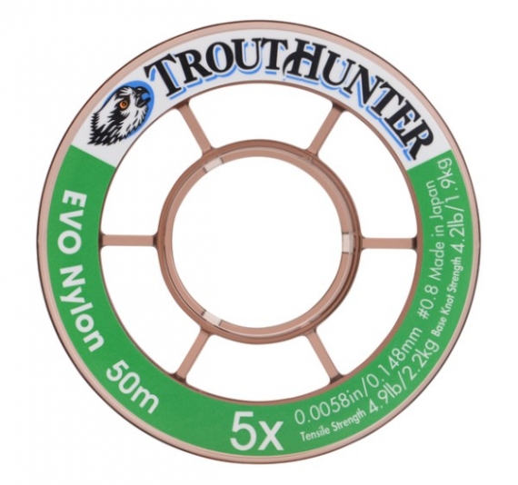 Trout Hunter Nylon EVO Tippet 3X | 0,205 mm (50 meter) in the group Hooks & Terminal Tackle / Leaders & Leader Materials / Leader Materials / Leader Material Fly fishing at Sportfiskeprylar.se (TH50208)