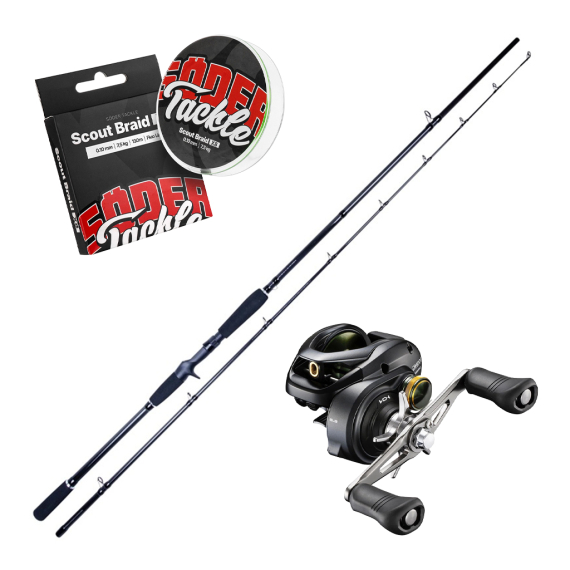 SvartZonker Black Series The Horizon & Curado Casting Combo 8\'4\'\' 50-160g in the group Combos / Casting Combos / Baitcaster Combo Pike at Sportfiskeprylar.se (THEHORIZONCURADO)