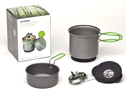 Optimus Crux Weekend HE Cook System in the group Outdoor / Camp Kitchen & Utensils / Camping Stoves & Burners / Gas Camping Stoves at Sportfiskeprylar.se (TM8019743)