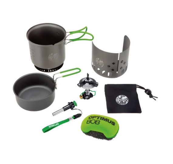 Optimus Electra FE Cook System in the group Outdoor / Camp Kitchen & Utensils / Camping Stoves & Burners / Gas Camping Stoves at Sportfiskeprylar.se (TM8020709)