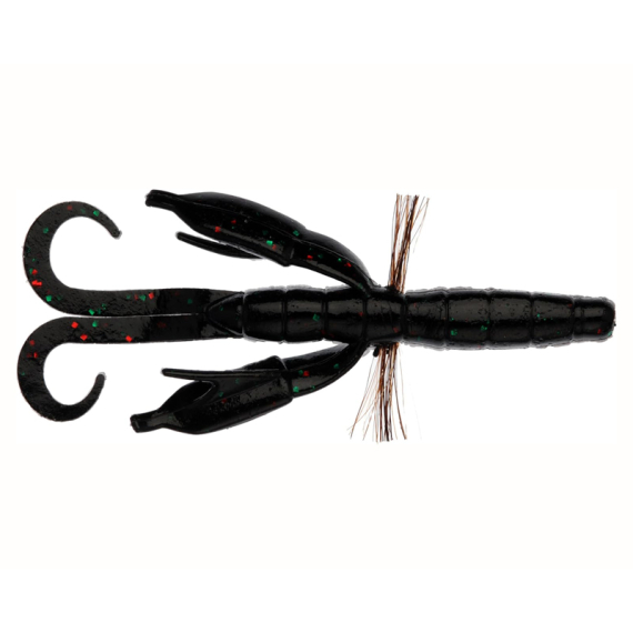 Baitbreath BYS Craw Portly 10cm - Black/Green Red in the group Lures / Softbaits / Craws & Creaturebaits / Craws at Sportfiskeprylar.se (TRA-BB119)