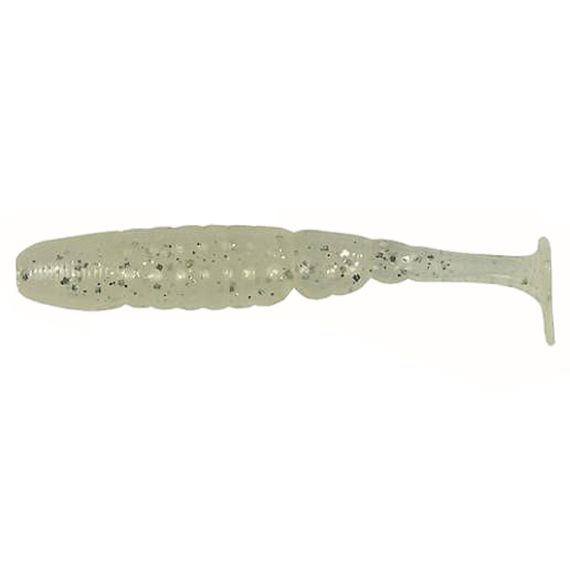 Baitbreath BYS T.T Shad 8cm - Clear White/Silver in the group Lures / Softbaits / Perch Softbaits & Zander Softbaits at Sportfiskeprylar.se (TRA-BB128)
