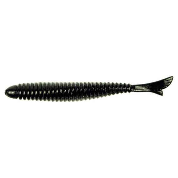 Baitbreath U30 Fish Tail Ringer 9cm - Solid Black in the group Lures / Softbaits / Perch Softbaits & Zander Softbaits at Sportfiskeprylar.se (TRA-BB132)