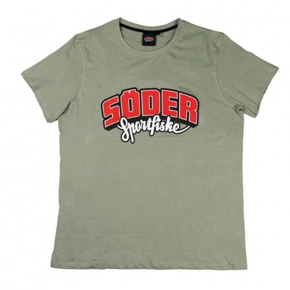 Söder Sportfiske T-shirt Light Olive in the group Clothes & Shoes / Clothing / T-shirts at Sportfiskeprylar.se (TS2000LOSSr)