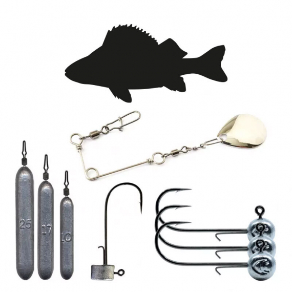 Terminal Tackle Set - Everything For Perch in the group Hooks & Terminal Tackle / Rig Accessories / Other Rig Accessories at Sportfiskeprylar.se (TTPAKET-2)