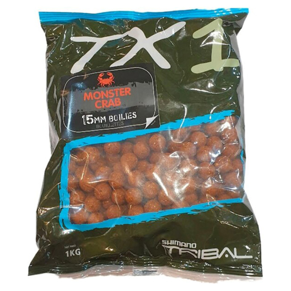 Shimano TX1 Monster Crab Boilies 5kg in the group Lures / Boilies, Hook Baits & Groundbait / Boilies at Sportfiskeprylar.se (TX1MCB155000r)