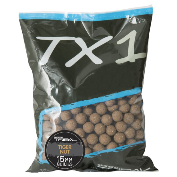 Shimano TX1 Tiger Nut Boilies 1kg in the group Lures / Boilies, Hook Baits & Groundbait / Boilies at Sportfiskeprylar.se (TX1TNB201000r)