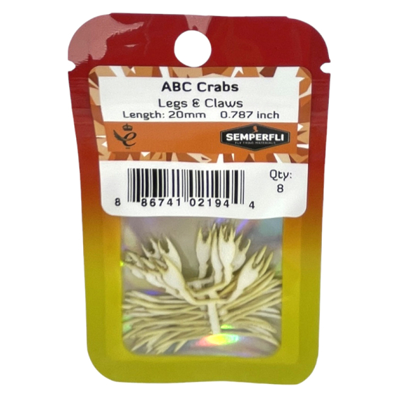 Semperfli ABC Crab Legs & Claws Skeletons - 20mm in the group Hooks & Terminal Tackle / Fly Tying / Fly Tying Material / Tails at Sportfiskeprylar.se (UCBC020NATr)