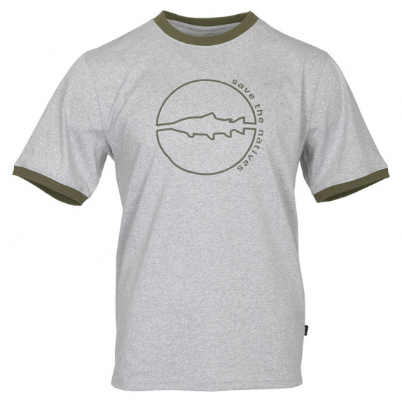 Vision Save T-shirt Grey in the group Clothes & Shoes / Clothing / T-shirts at Sportfiskeprylar.se (V3041-Sr)