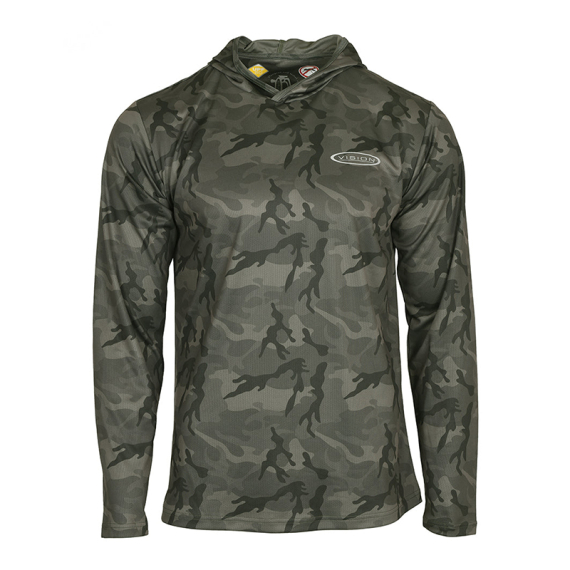 Vision Bamboo Bug & UV Hoodie Camo in the group Clothes & Shoes / Clothing / Sweaters / Hoodies at Sportfiskeprylar.se (V3053-XSr)