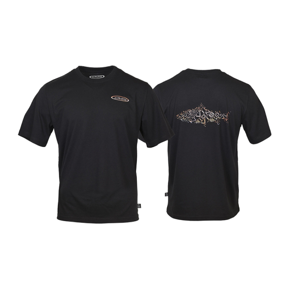 Vision Brown Trout T-shirt Black in the group Clothes & Shoes / Clothing / T-shirts at Sportfiskeprylar.se (V3054-Sr)