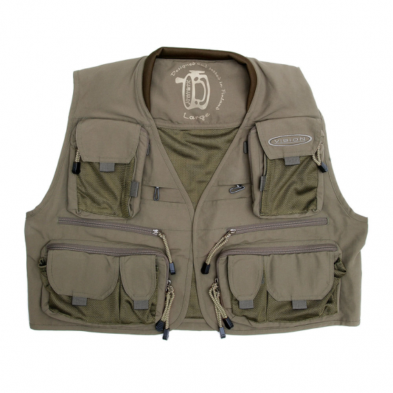 Vision Caribou Fly Fishing Vest, Green S in the group Clothes & Shoes / Clothing / Vests / Fishing Vests at Sportfiskeprylar.se (V3367-S)