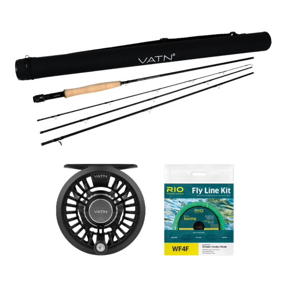 VATN M1 / Rio Mainstream Flugset - 9\' #5 in the group Combos / Fly Fishing Combos / One-handed fly fishing combos at Sportfiskeprylar.se (VATNST952026RIOMAIN)