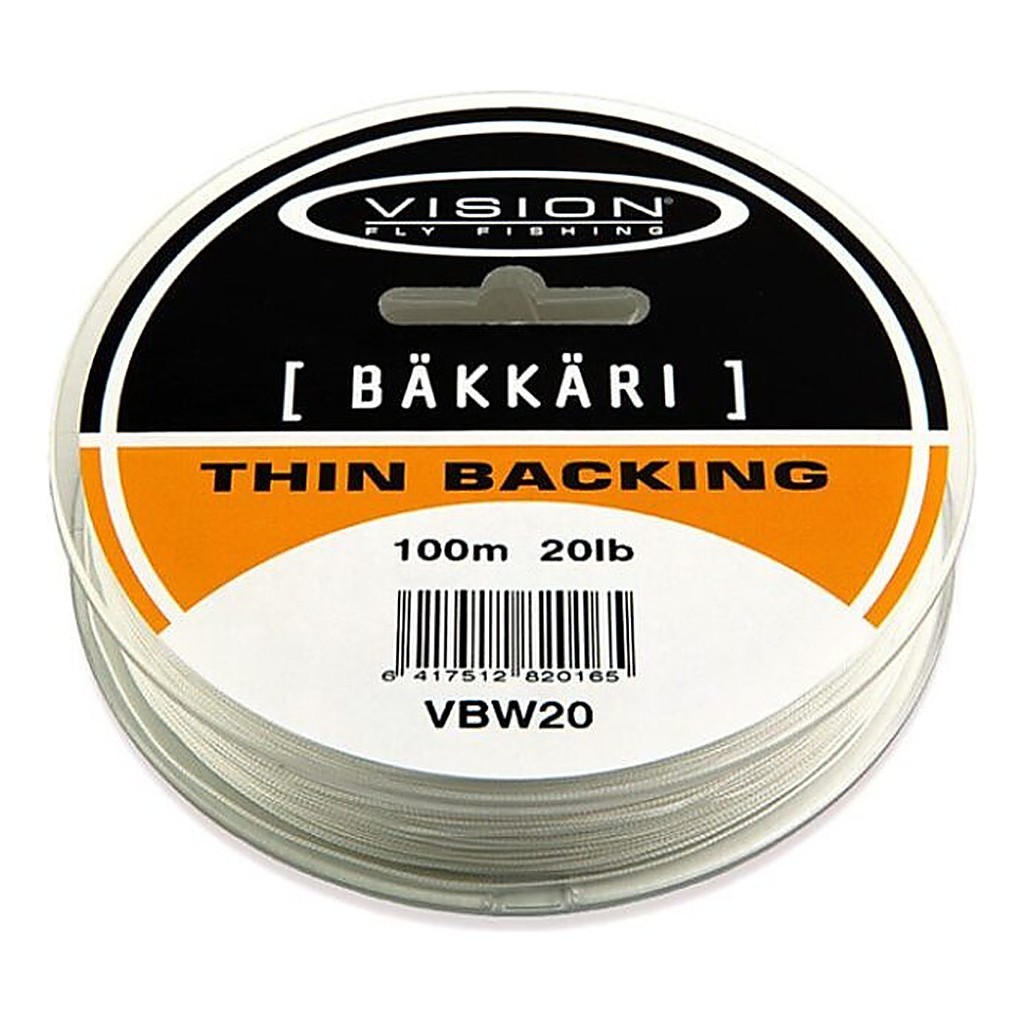 Vision Bäkkäri 250m WHITE 30lb in the group Lines / Fly Lines / Backing at Sportfiskeprylar.se (VB25030W)