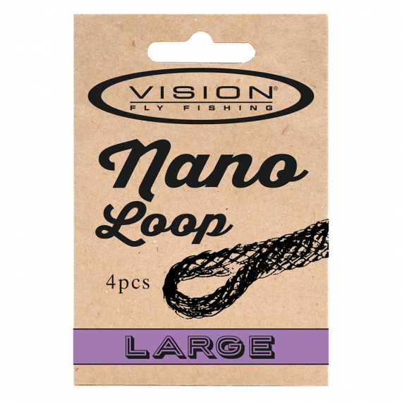 Vision NANO LOOPS Large in the group Hooks & Terminal Tackle / Leaders & Leader Materials / Leader Materials / Leader Material Fly fishing at Sportfiskeprylar.se (VBL-L)