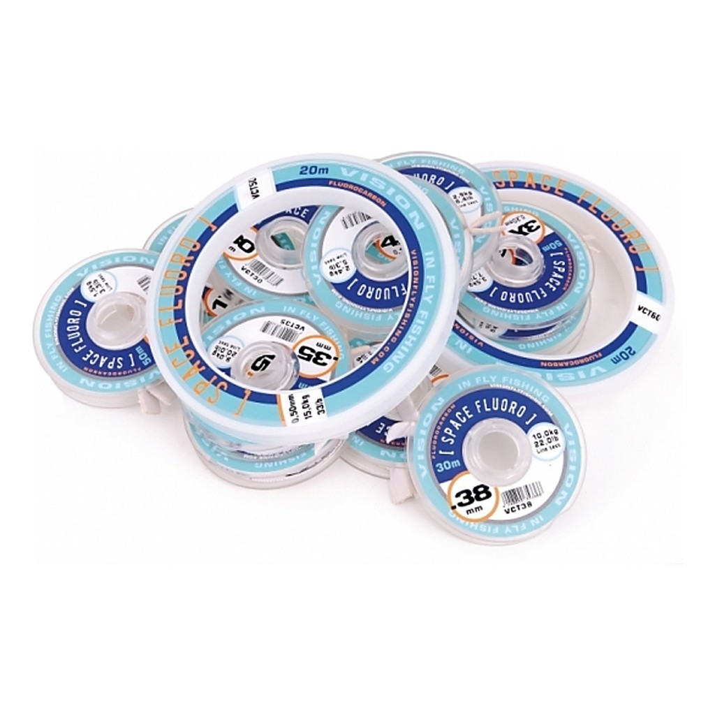 Space Fluoro Tippets, 0,60 - 20m in the group Hooks & Terminal Tackle / Leaders & Leader Materials / Leader Materials / Leader Material Fly fishing at Sportfiskeprylar.se (VCT60)