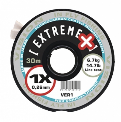 Vision EXTREME+ 30m tippet in the group Hooks & Terminal Tackle / Leaders & Leader Materials / Leader Materials / Leader Material Fly fishing at Sportfiskeprylar.se (VER50r)
