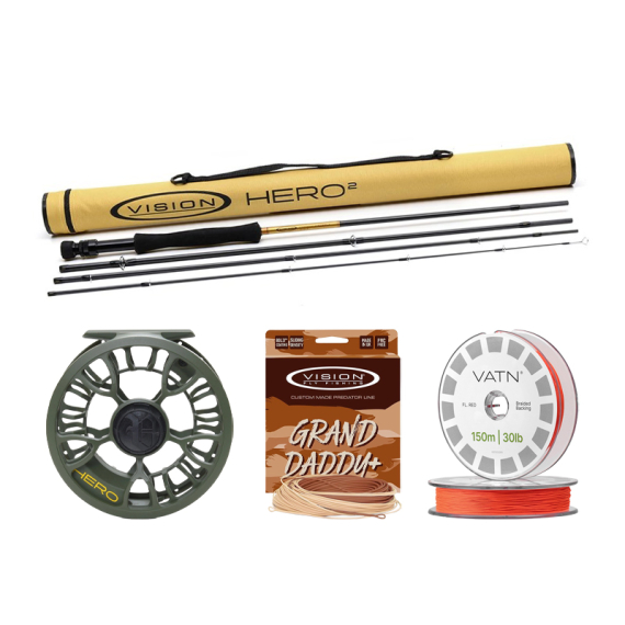 Vision Predator HERO² Gäddflugset - 9\' #10 in the group Combos / Fly Fishing Combos / One-handed fly fishing combos at Sportfiskeprylar.se (VHII49102026PIKE)