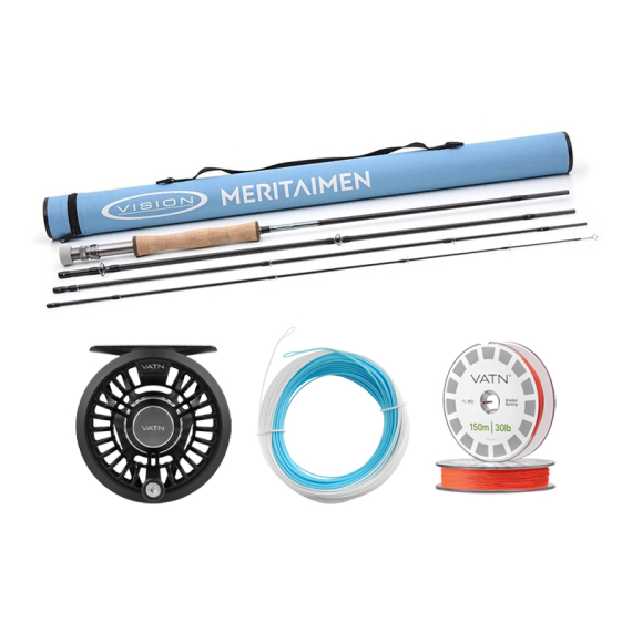 Vision Meritaimen Coastal+ Flugset - 9\' #6 in the group Combos / Fly Fishing Combos / One-handed fly fishing combos at Sportfiskeprylar.se (VMT49062026COASTAL)