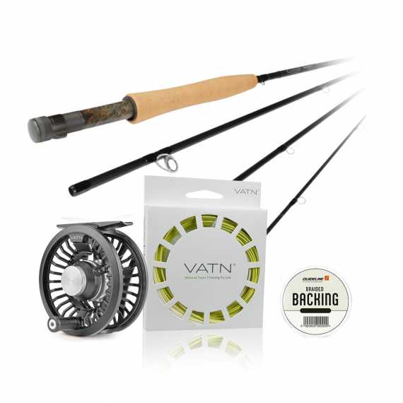 Vision Pitch Black Fly Combo # 5 9\' in the group Combos / Fly Fishing Combos at Sportfiskeprylar.se (VPBFS59)