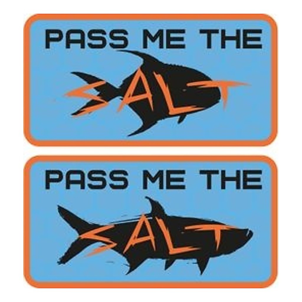 Vision SALT Sticker double 81mm in the group Other / Stickers & Decals at Sportfiskeprylar.se (VS4)