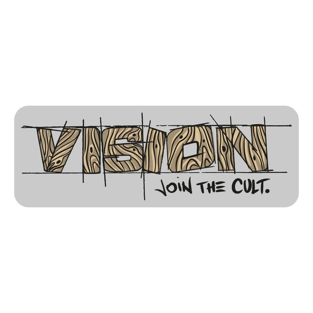 Vision Join the cult sticker 150mm in the group Other / Stickers & Decals at Sportfiskeprylar.se (VS6)