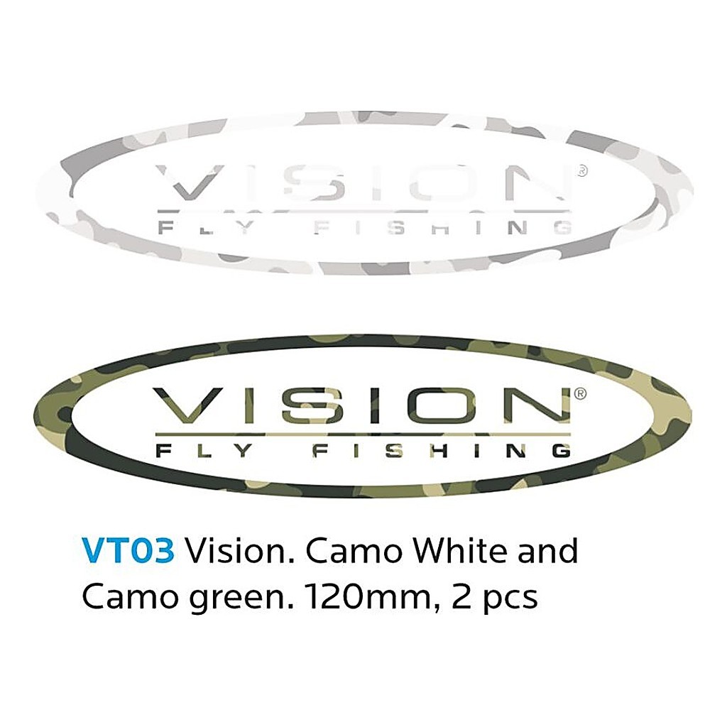 Vision Sticker Camo 120mm 2 pieces in the group Other / Stickers & Decals at Sportfiskeprylar.se (VT03)