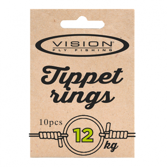 Vision Tippet Rings, Small 12kg test in the group Hooks & Terminal Tackle / Leaders & Leader Materials / Leader Materials / Leader Material Fly fishing at Sportfiskeprylar.se (VTR)