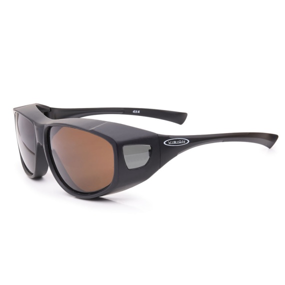 Vision 4X4 Sunglasses Brown in the group Clothes & Shoes / Eyewear / Polarized Sunglasses at Sportfiskeprylar.se (VWF110)