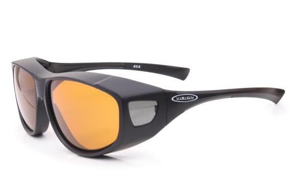 Vision 4X4 Sunglasses Yellow in the group Clothes & Shoes / Eyewear / Polarized Sunglasses at Sportfiskeprylar.se (VWF111)