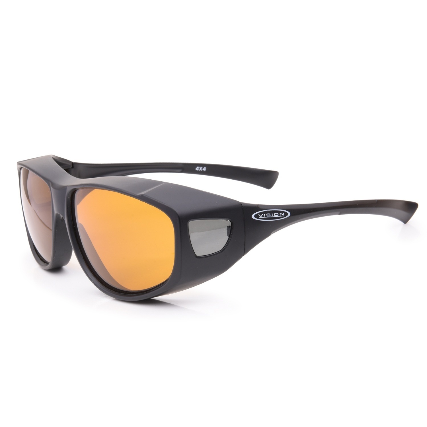 Vision 4X4 Sunglasses Yellow in the group Clothes & Shoes / Eyewear / Polarized Sunglasses at Sportfiskeprylar.se (VWF111)