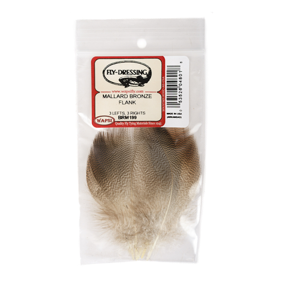 Wapsi Mallard Bronze Flank in the group Hooks & Terminal Tackle / Fly Tying / Fly Tying Material / Feathers & Capes / Hackle at Sportfiskeprylar.se (W-BRM199)