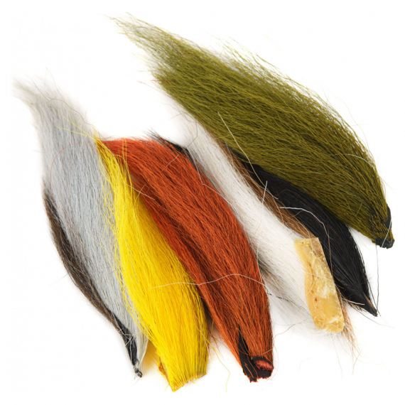 Bucktail Assort. 6 Regular Colors in the group Hooks & Terminal Tackle / Fly Tying / Fly Tying Material / Hair Material / Other Hair Material at Sportfiskeprylar.se (W-BTA000)